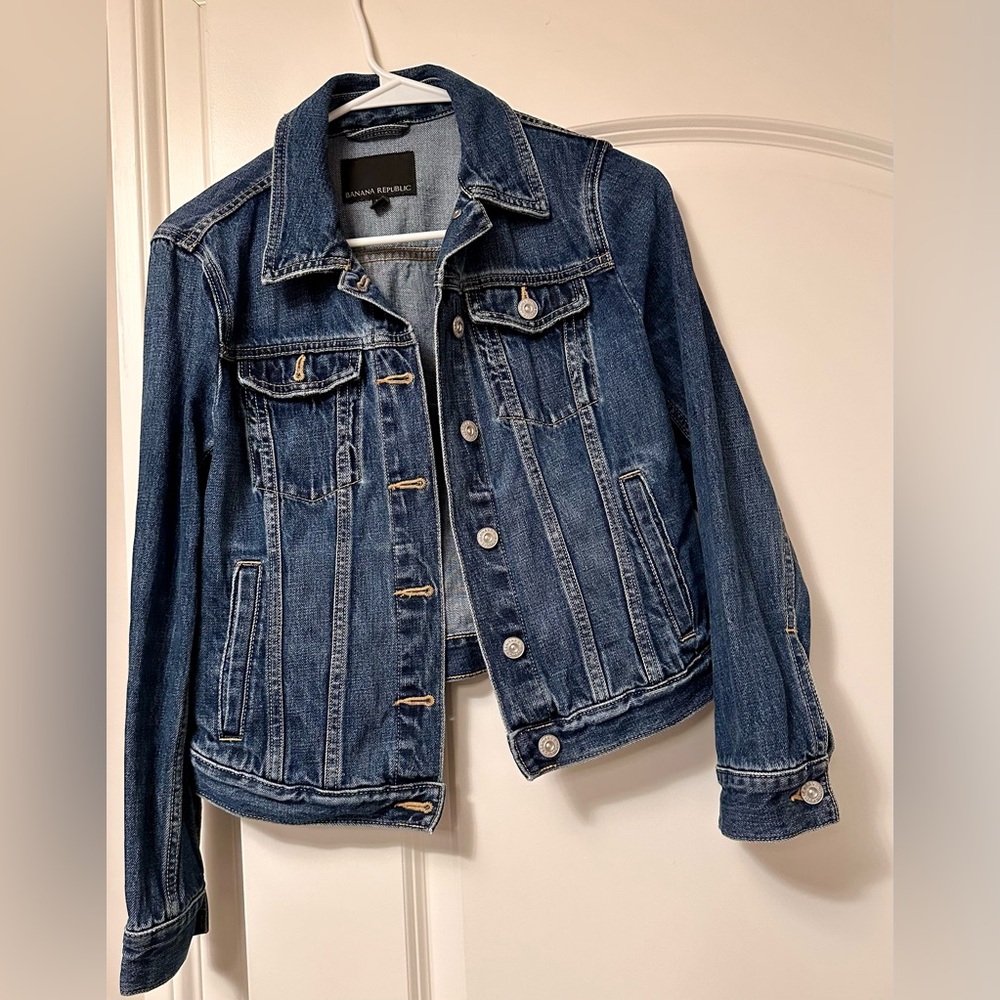 Banana Republic Jean Jacket, Size Petite XS